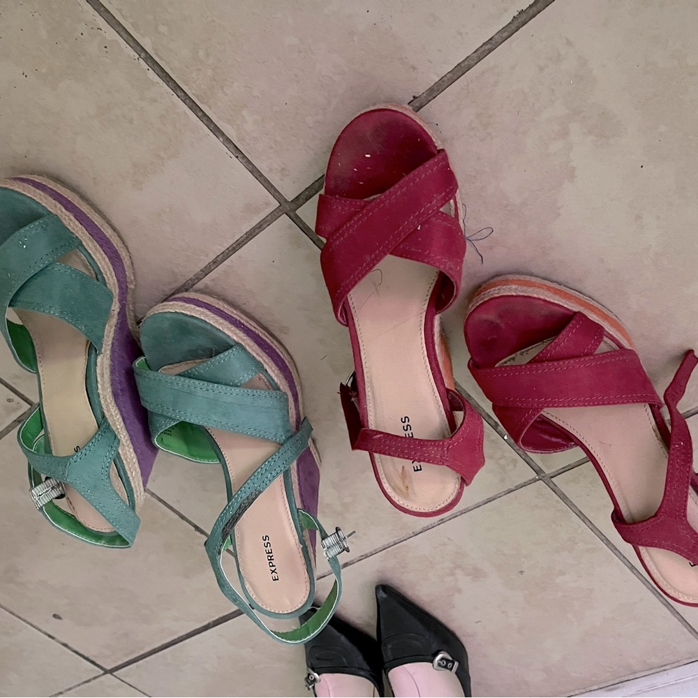 Express two tone good condition size 8